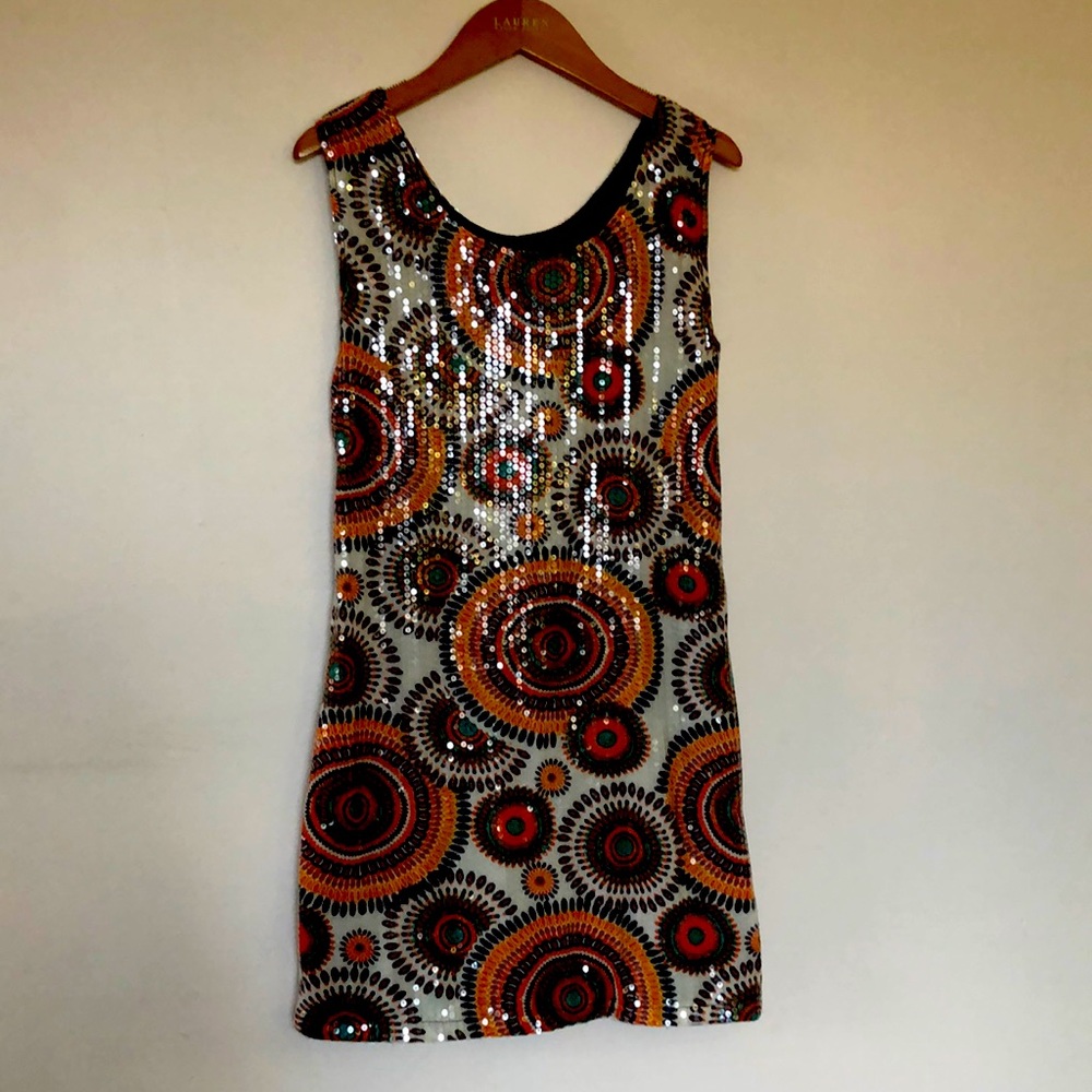 Retro style mini-skirt dress